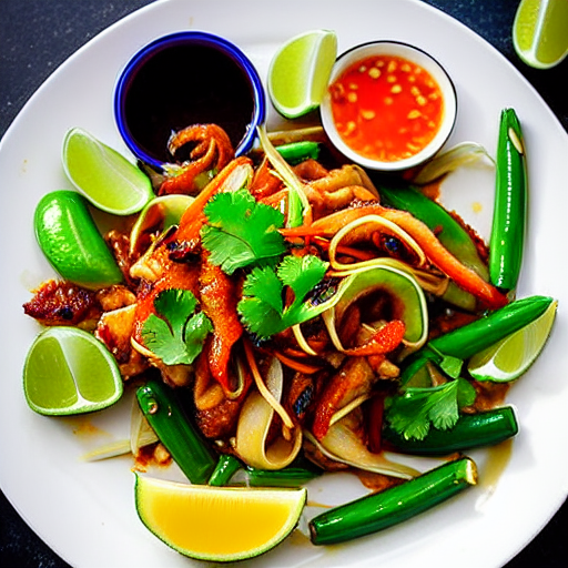 Mực Xào Sả Ớt