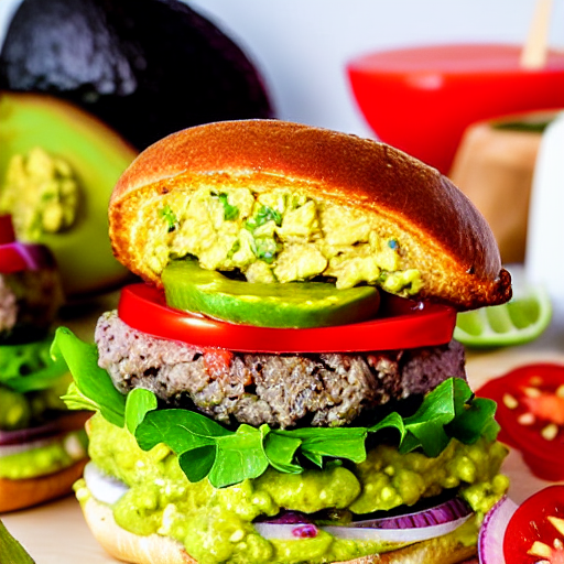 Avocado Salsa Burger