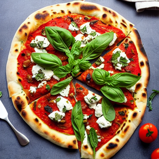 Herbed Rabbit Pizza