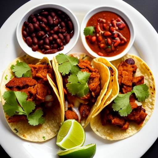 Tacos de Frijoles con Pescado