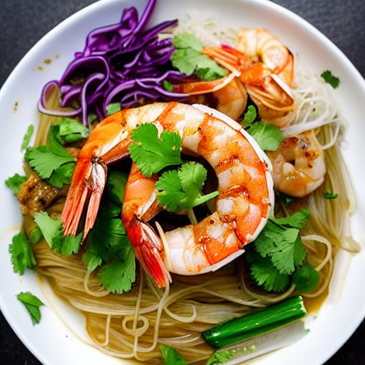 Bún Tôm Nướng