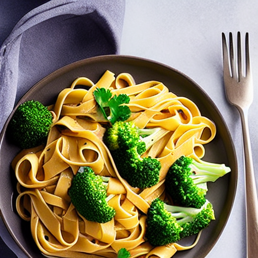 Fettuccine com Brócolis