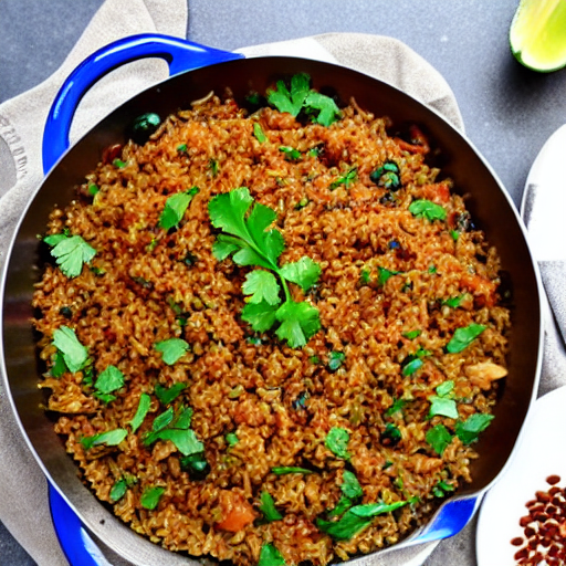 Mujadara with Caramelized Onions
