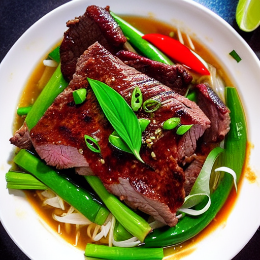 Bò Nướng Sả Ớt