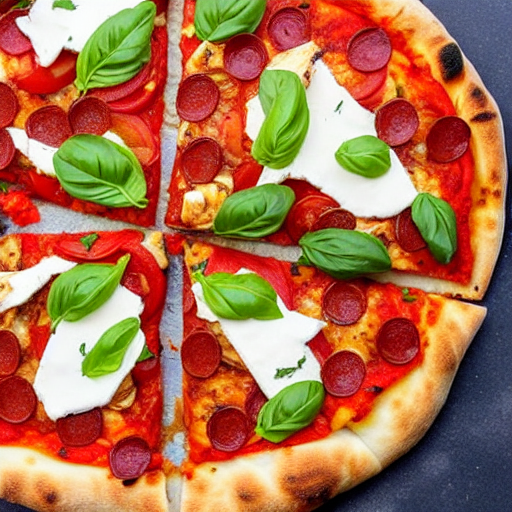 Pizza con Pollo