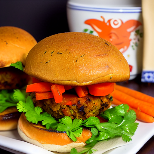 Carrot and Cumin Burger
