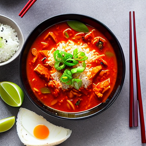 Kimchi Jjigae Rice