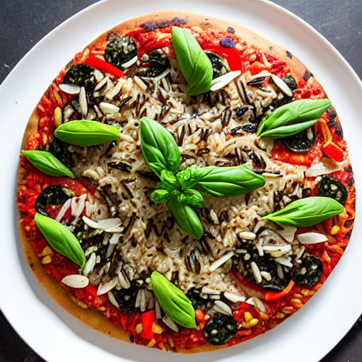 Ojibwe Wild Rice Pizza