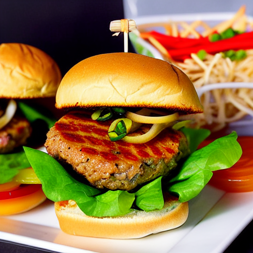 Ginger Pork Burger