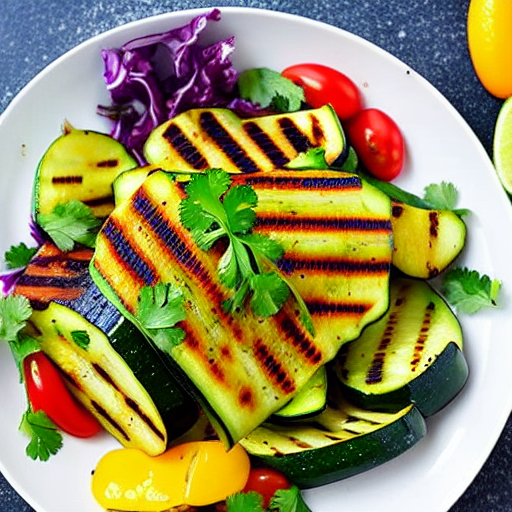 Grilled Zucchini Salad