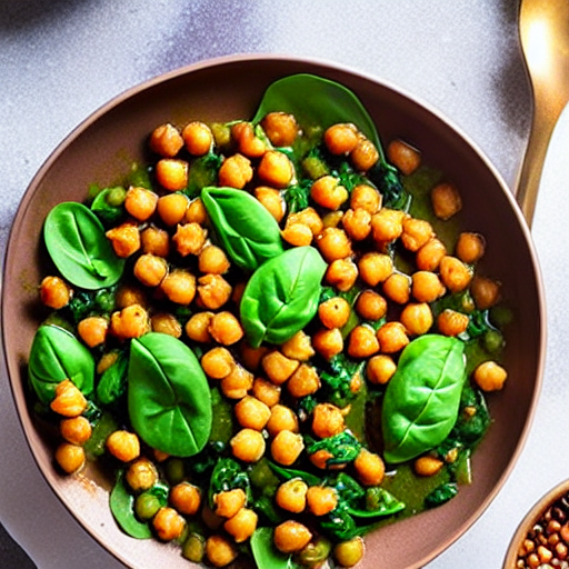 Garbanzos con Espinacas