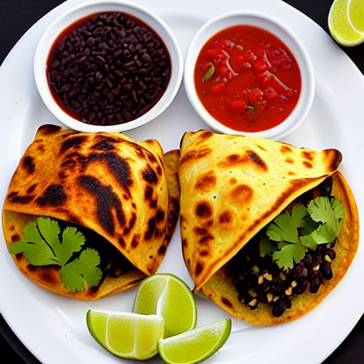 Baleadas de Frijol