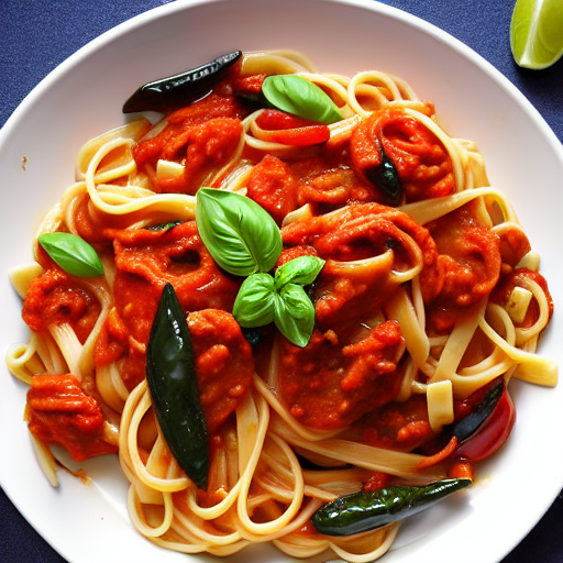 Pasta con Berenjenas
