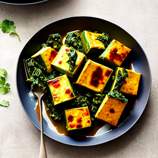Baked Palak Paneer