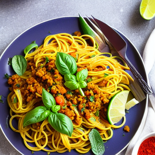 Pasta with Spicy Zucchini