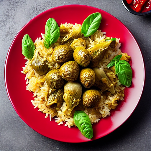 Zeytinyağlı Enginar Pilavı