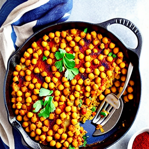 Spiced Chickpea Bake
