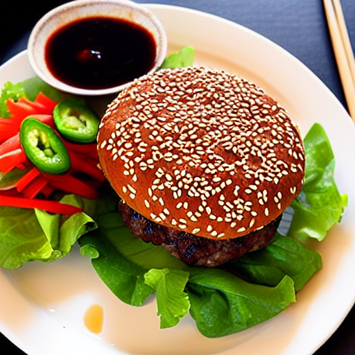 Sesame Beef Burger