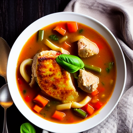 Zuppa di Pollo alla Cacciatora