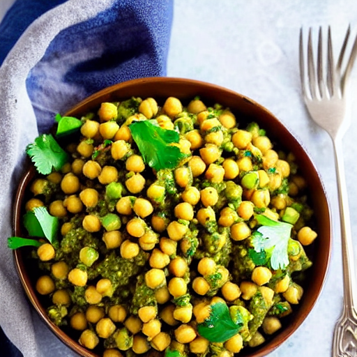 Cilantro Chickpea Salad