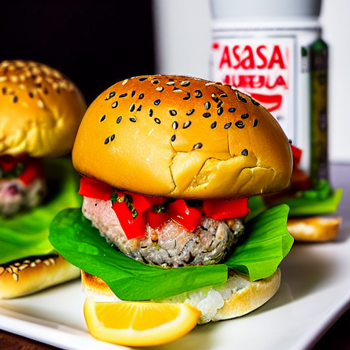 Wasabi Tuna Burger