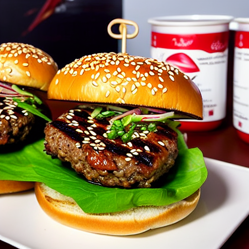 Sesame Teriyaki Burger