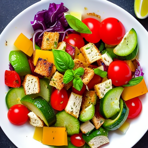 Panzanella Greek