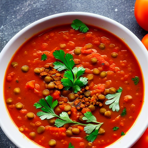 Tomato and Lentil Soup