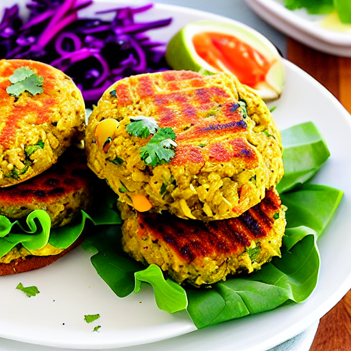 Coconut Chickpea Burger