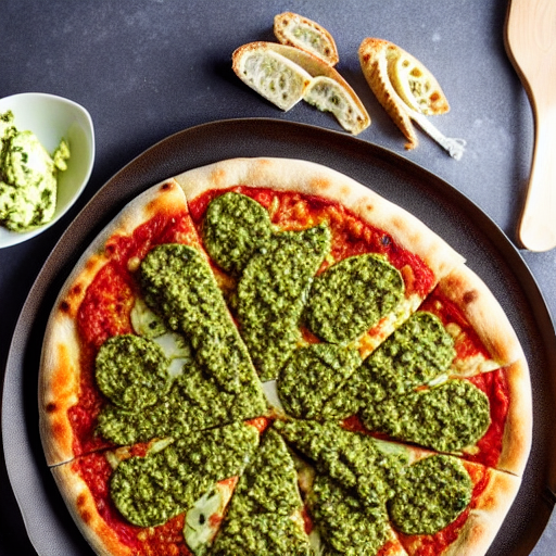 Pizza de Pesto Español