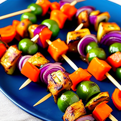 Roasted Vegetable Kebabs