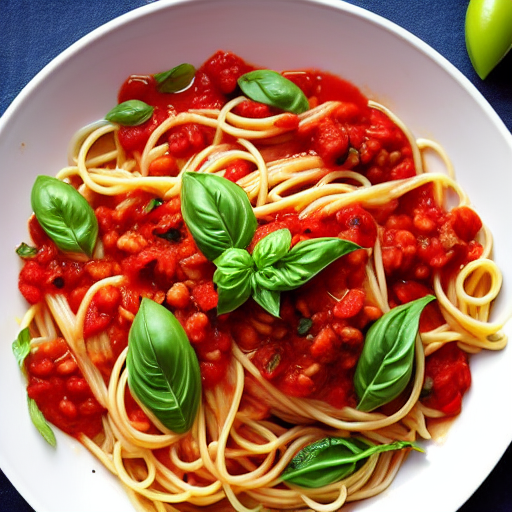 Pasta à la Sauce Vierge