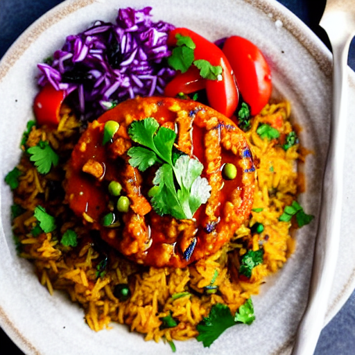 Zaalouk with Rice