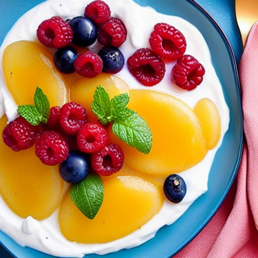 Fruta con Yogur