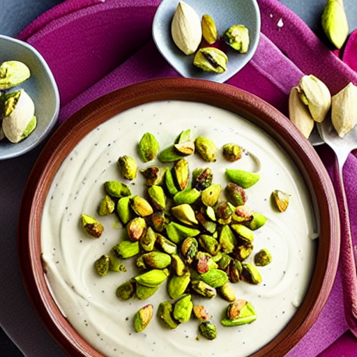 Mahalabia with Pistachios