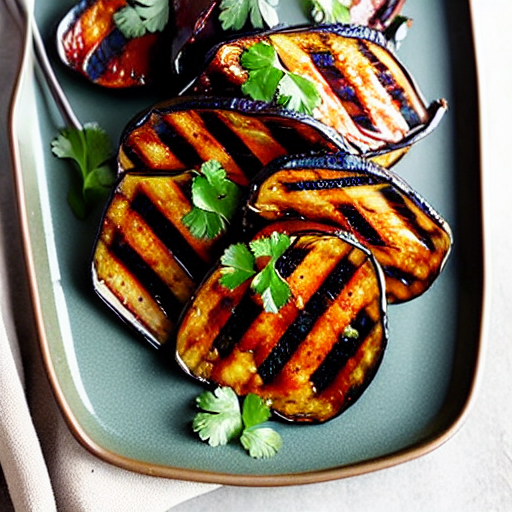 Spicy Grilled Eggplant