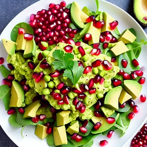 Avocado and Pomegranate Salad
