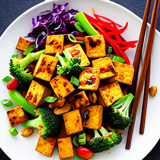 Vegetarian Kung Pao Tofu