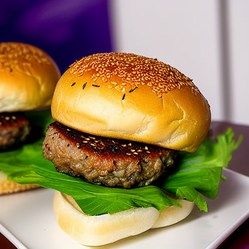 Daikon Radish Burger