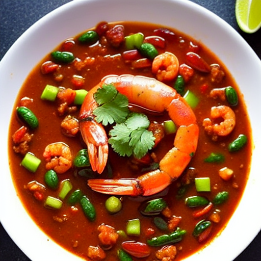 Camarones en Salsa de Tamarindo
