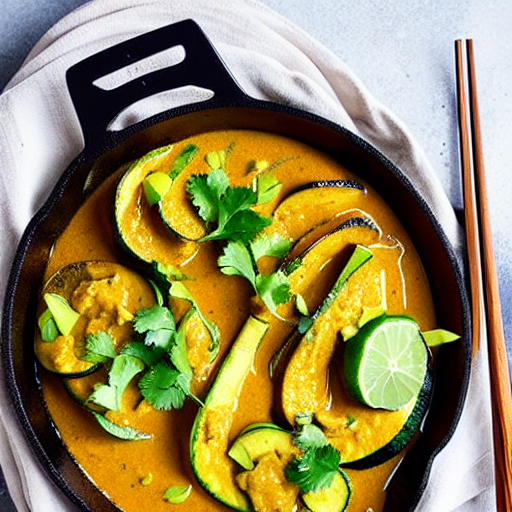 Baked Thai Zucchini