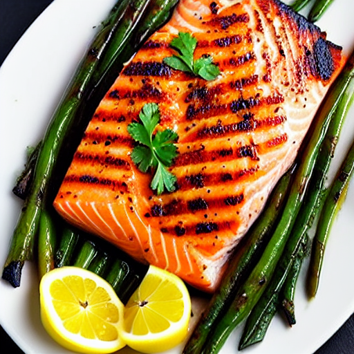 Lemon Herb Grilled Salmon
