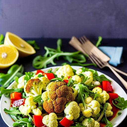 Roasted Cauliflower Salad