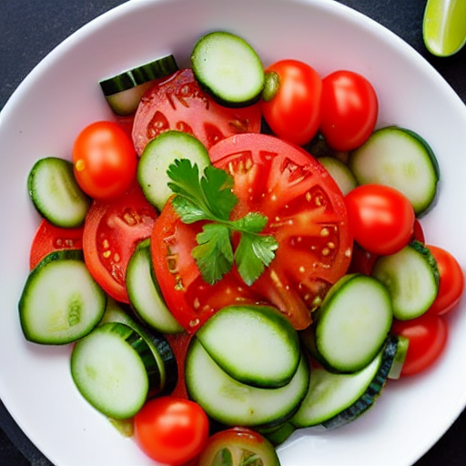 Tomato and Cucumber Salad