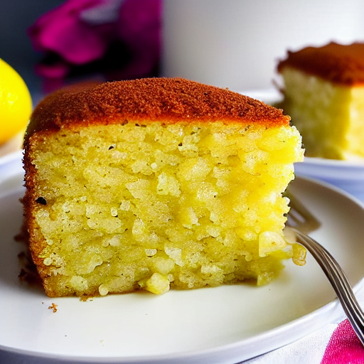 Bolo de Limão Low Carb