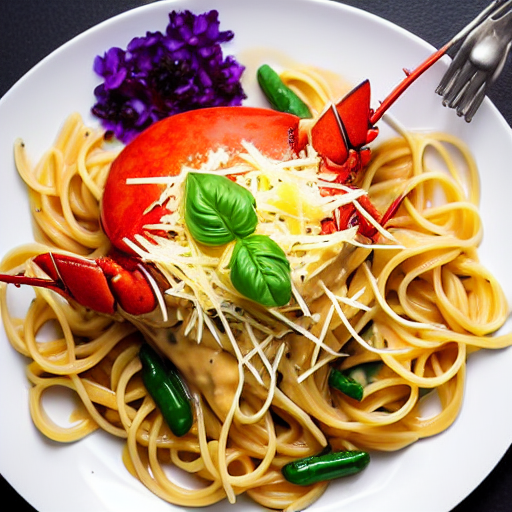 Pasta with Lobster and Cheese