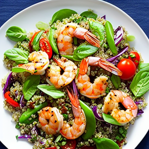 Grilled Shrimp and Quinoa Salad
