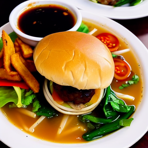 Wonton Soup Burger