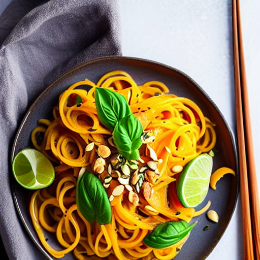 Keto Thai Pumpkin Noodles