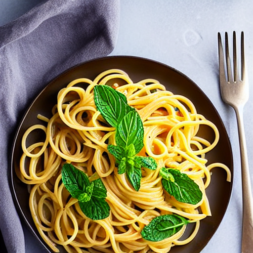 Pasta with Mint